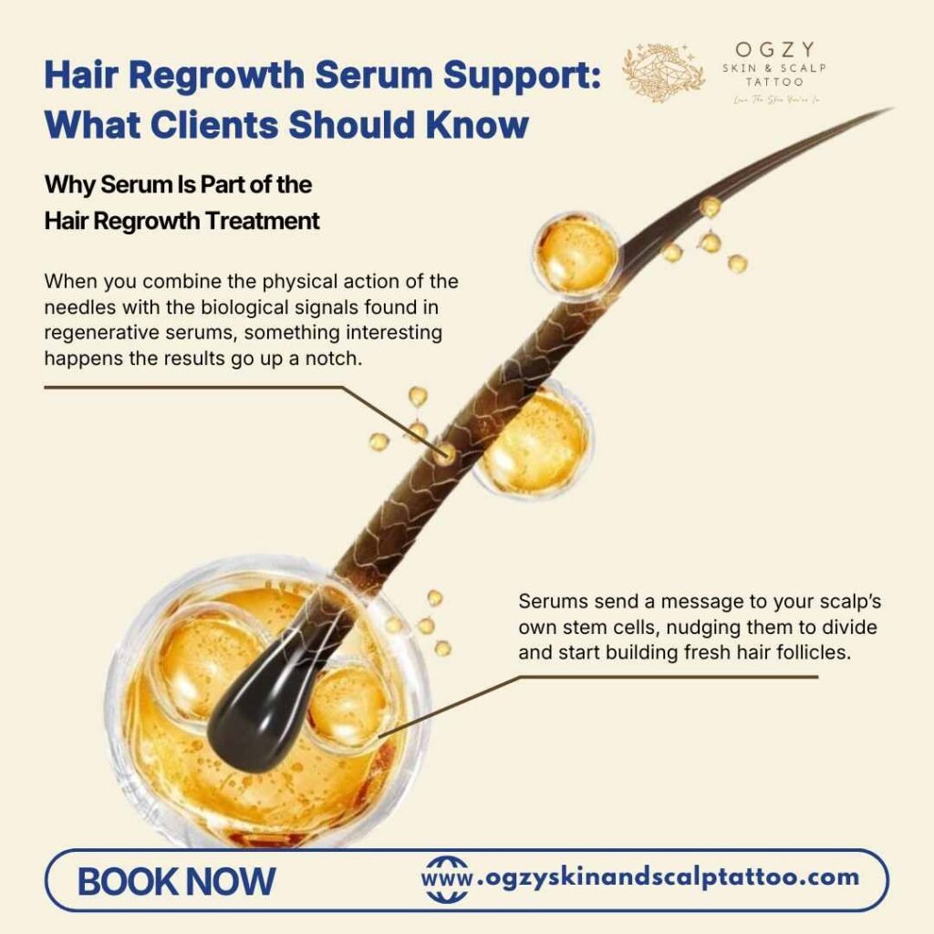 Why Serum Is Part of the Hair Regrowth Treatment
