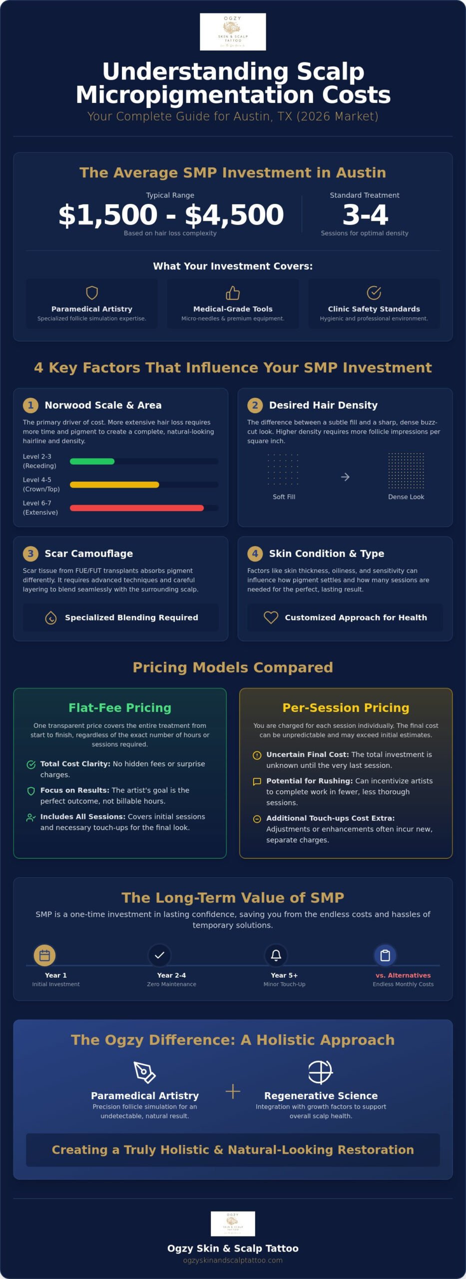 Scalp Micropigmentation Cost in Austin: Your 2026 Pricing & Quality Guide