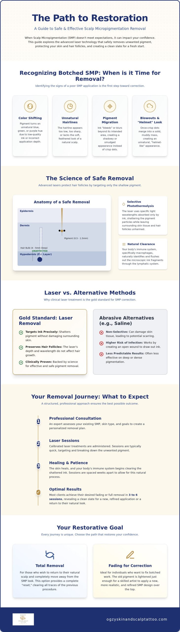 Scalp Micropigmentation Removal: The Complete Guide to Restoring Your Scalp