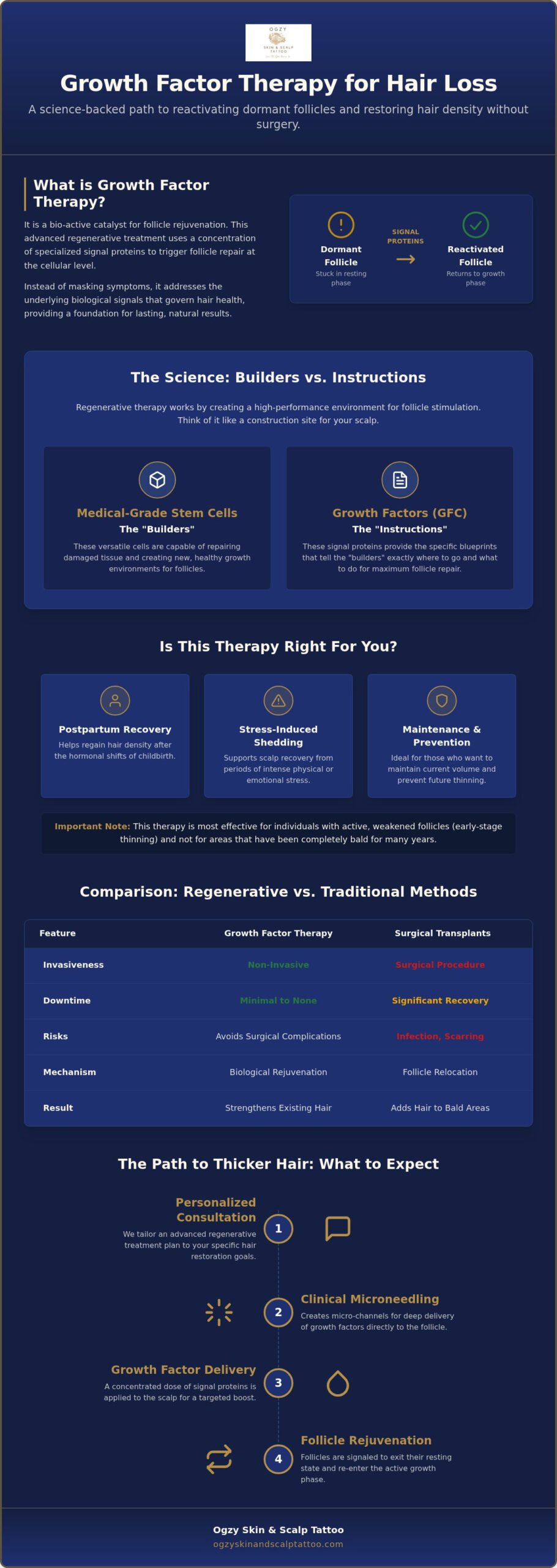 Growth Factor Therapy for Hair Loss: The 2026 Guide to Non-Surgical Restoration