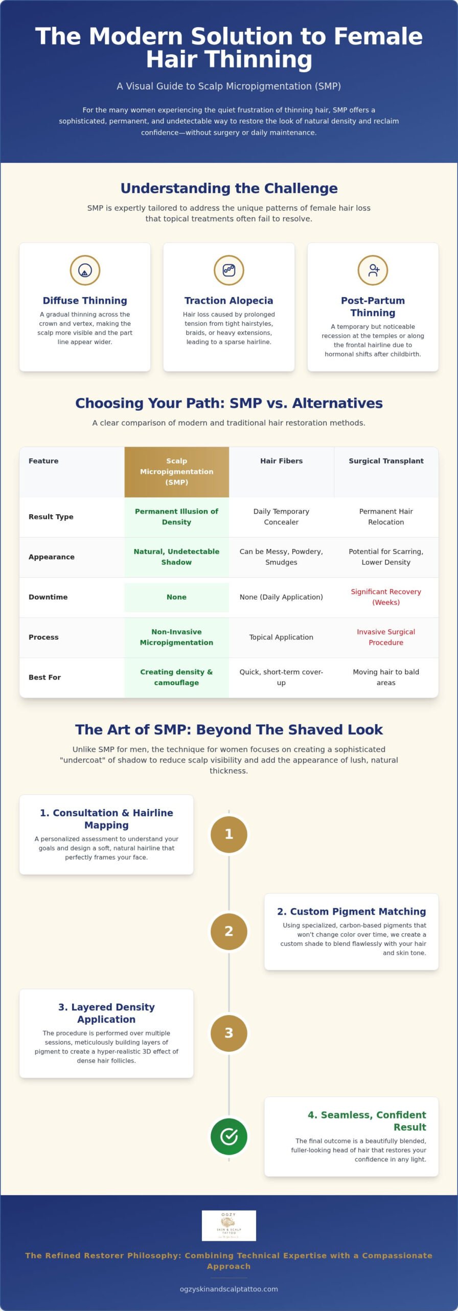 SMP for Female Hairline Restoration: A Natural Solution for Thinning Hair (2026)