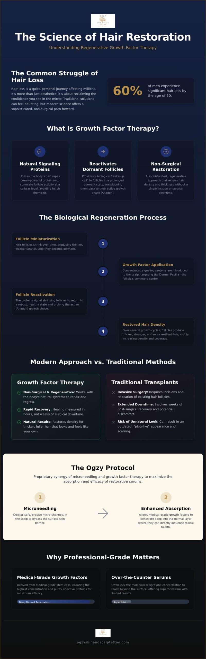 Growth Factor Therapy for Hair Loss: The Non-Surgical Path to Thicker Hair in 2026