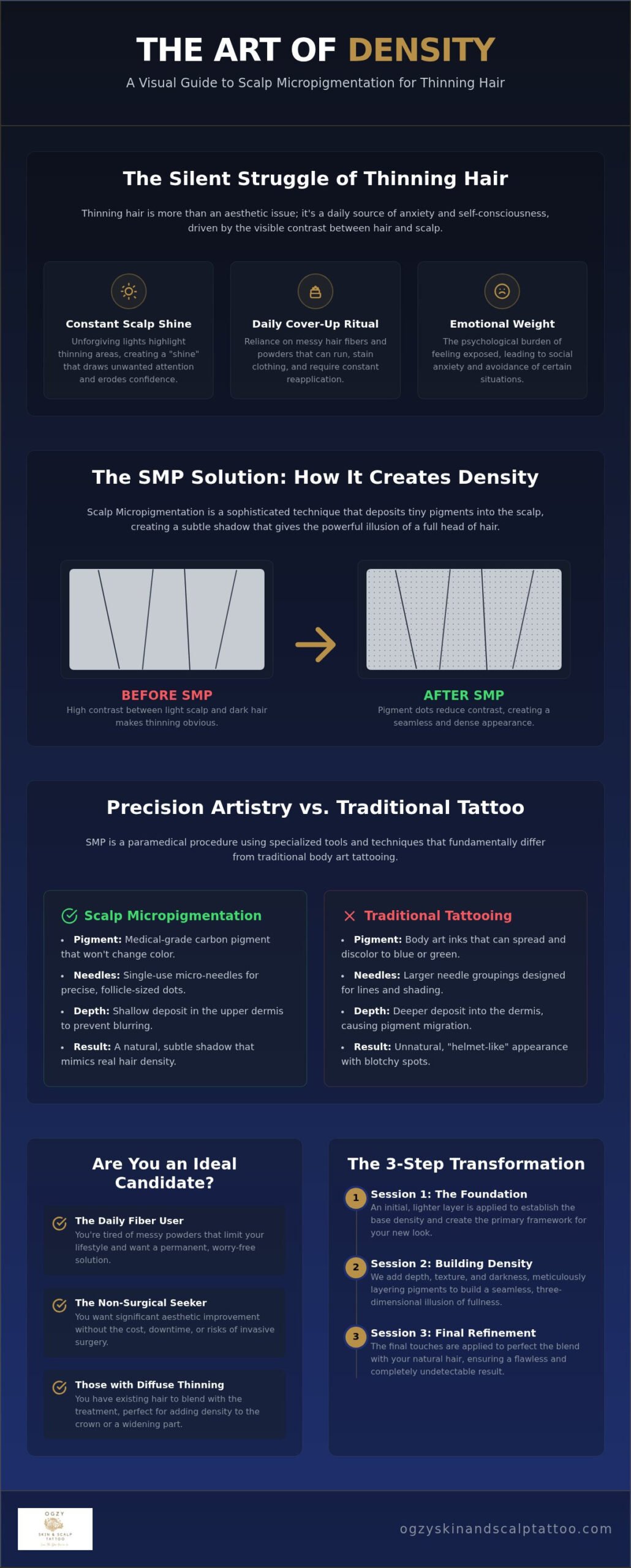 SMP for Diffuse Thinning in Austin: The Art of Restoring Natural Hair Density